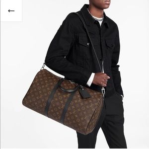 Louis Vuitton Monogram Macassar Keepall